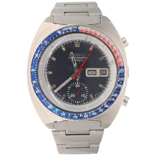 27 - Seiko 6139-6002 ‘Pogue’ Automatic Chronograph
A stainless steel gentleman's Seiko 6139-6002 chronogr... 