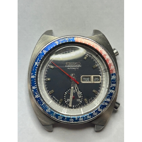 27 - Seiko 6139-6002 ‘Pogue’ Automatic Chronograph
A stainless steel gentleman's Seiko 6139-6002 chronogr... 