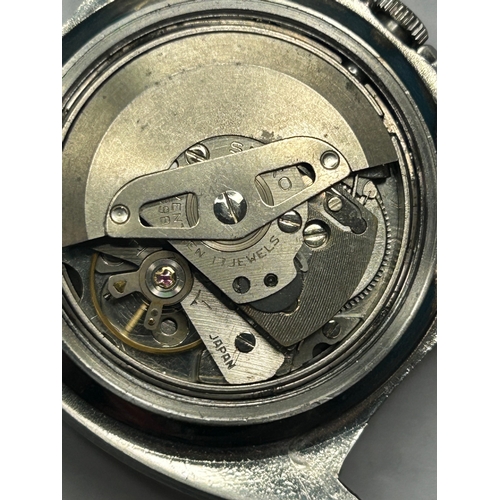 27 - Seiko 6139-6002 ‘Pogue’ Automatic Chronograph
A stainless steel gentleman's Seiko 6139-6002 chronogr... 