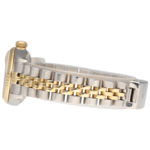 40 - Rolex 69173 Datejust
Model: 69173
Case Size: Approx. 26mm (ladies size)
Material: Stainless steel & ... 