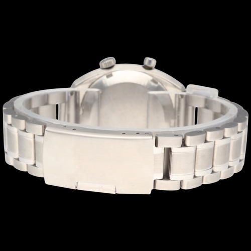 48 - Omega Genève Chronostop, reference 146.0010, dating to circa 1969. The 35mm stainless steel tonneau-... 