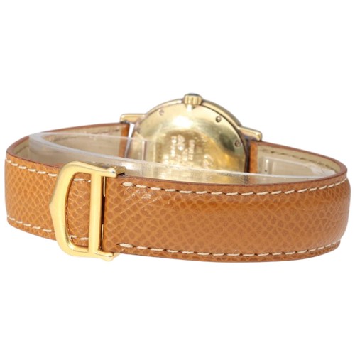 8A - CARTIER. A Must de Cartier Ronde wristwatch, Reference 1810 1, circa 1990. Jewelled quartz movement,... 