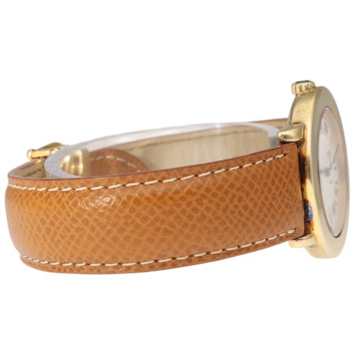 8A - CARTIER. A Must de Cartier Ronde wristwatch, Reference 1810 1, circa 1990. Jewelled quartz movement,... 