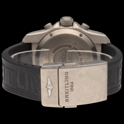 3 - Breitling Professional Cockpit B50 — a fine and imposing gentleman's titanium wristwatch, Ref. EB501... 
