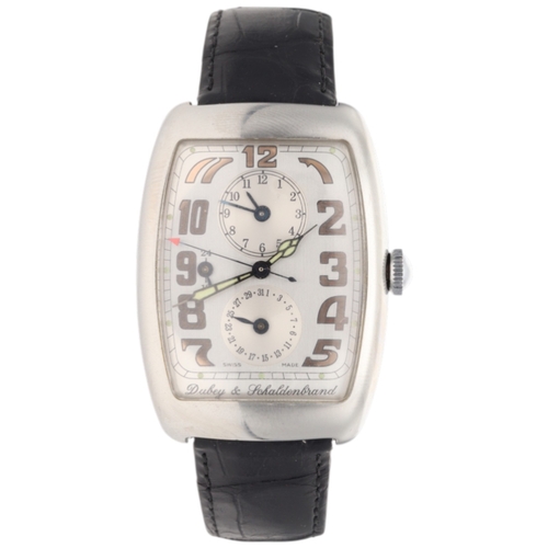 5 - Dubey & Schaldenbrand Aerodyn Duo GMT — a gentleman's wristwatch, featuring a polished surgical stai... 