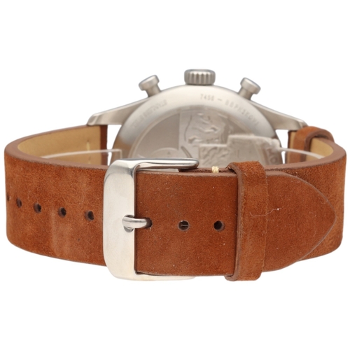 9 - Montblanc 1858 Automatic Chronograph, reference 117836, featuring a 42mm stainless steel case. The b... 