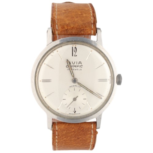 12 - Avia Olympic – 17 Jewels – Ref. 5555 – Manual Wind – Vintage Dress Watch

Movement: Manual wind, 17 ... 