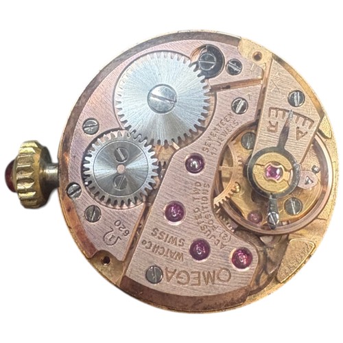 62 - Omega Ladies' Dress Watch – Ref. 7115504 – 18ct Yellow Gold Mesh Bracelet – Manual Wind Movement: Ma... 