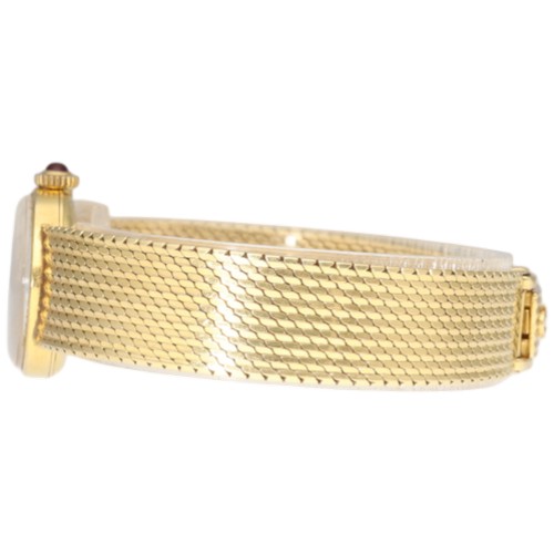 62 - Omega Ladies' Dress Watch – Ref. 7115504 – 18ct Yellow Gold Mesh Bracelet – Manual Wind Movement: Ma... 