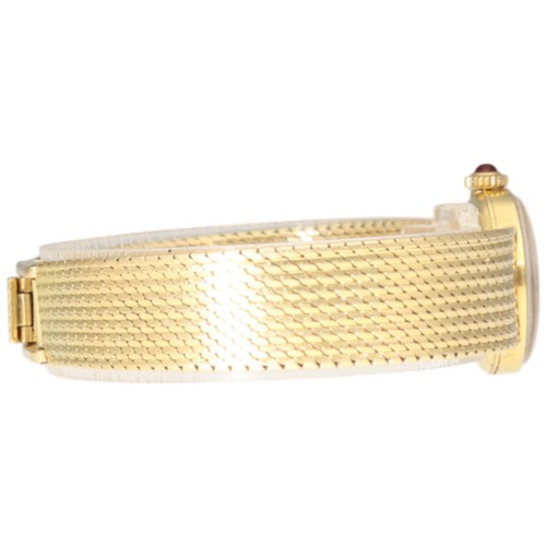 62 - Omega Ladies' Dress Watch – Ref. 7115504 – 18ct Yellow Gold Mesh Bracelet – Manual Wind Movement: Ma... 