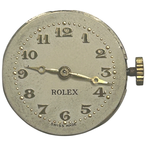 71 - Rolex 9ct yellow gold cocktail wristwatch, circa 1960. The petite circular gold case features a silv... 