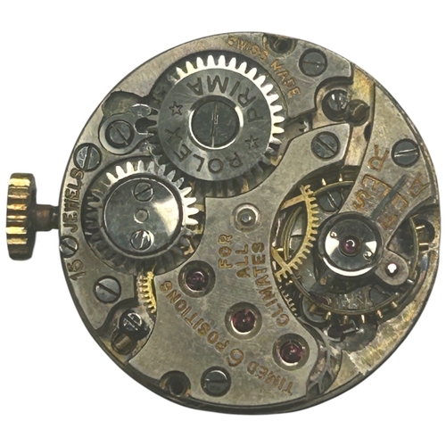 71 - Rolex 9ct yellow gold cocktail wristwatch, circa 1960. The petite circular gold case features a silv... 