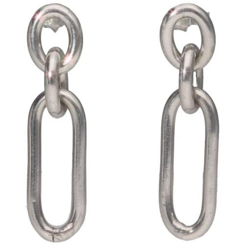 66 - Silver chain earrings

Length: 3.5cm
Width: 8mm
Height: 2mm
Weight: 3g