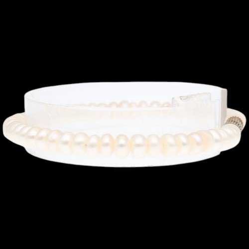 35 - Cultured Pearl Bracelet Weight 8.6 Grams Length 8.25 Inch