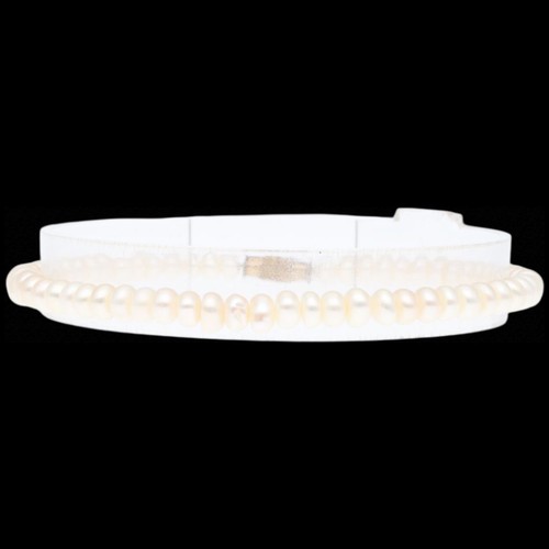 35 - Cultured Pearl Bracelet Weight 8.6 Grams Length 8.25 Inch