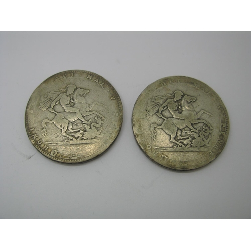 150 - Two George III Crowns, 1819, 1820.