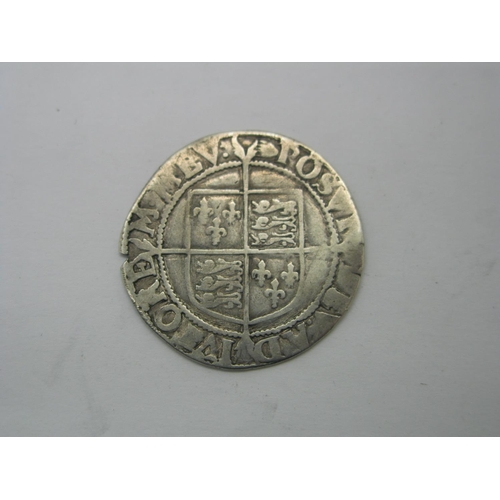 158 - Queen Elizabeth I Shilling, without rose or date, Elizab, (5.4g).