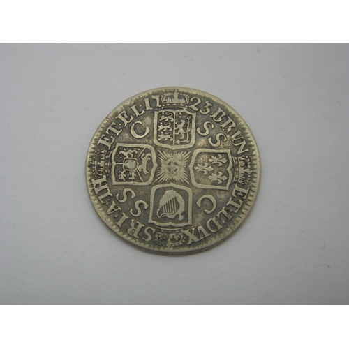 160 - George I Shilling, 1723, (5.7g)