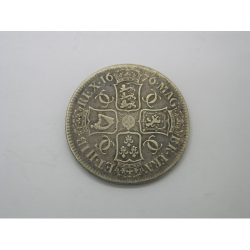 162 - Charles II Crown, 1676, Octavo, (29.6g)