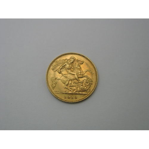 172 - George V Half Sovereign 1913,(4.0g)