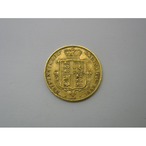 181 - Queen Victoria 'Shield Back' Half Sovereign, 1878 (4.0g), Die No 15.