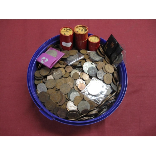 6 - A Quantity of G.B. Pre-Decimal and Decimal Base Metal Coins, assorted denominations.