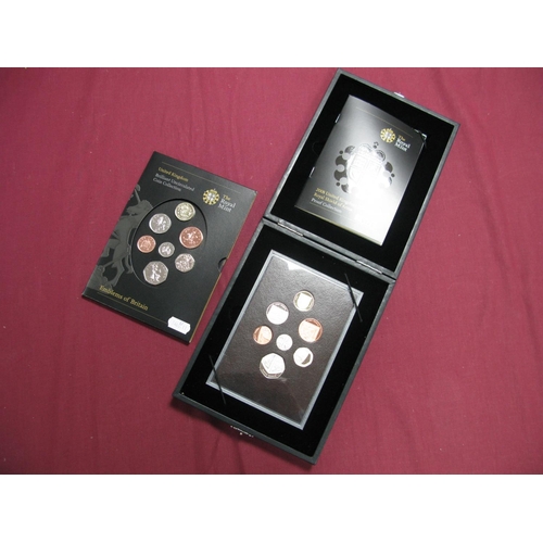 564 - Two Royal Mint UK 2008 Coin Sets, comprising of Royal Shield of Arms Proof Collection, certified No.... 