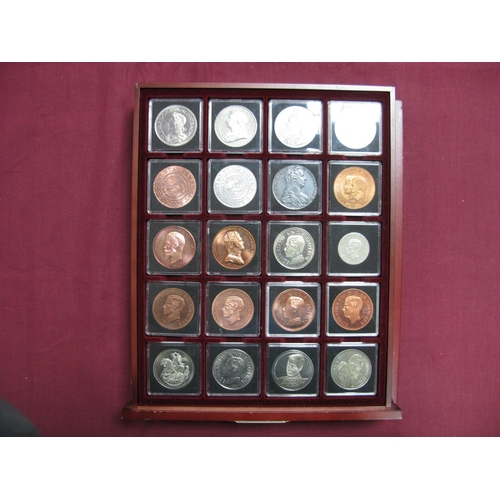 565 - Twenty Modern Pattern Re-Strike Fantasy Coins and Medallions, to include Edward VIII 1936, New Zeala... 