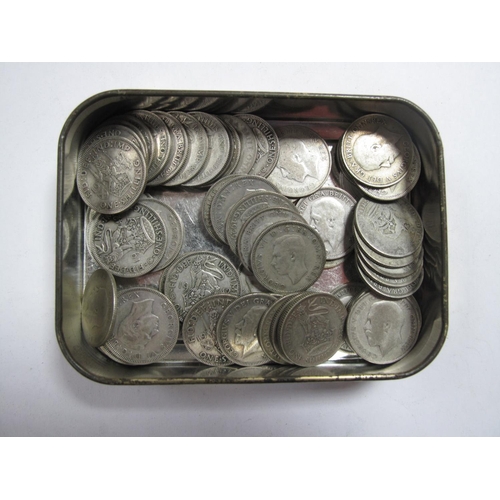 689 - In Excess of Three Pounds (Total Face Value) of Pre-1947 Silver Shilling, all from circulation and o... 