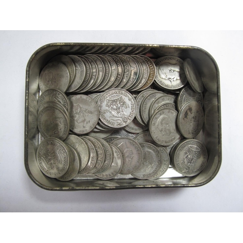 692 - In Excess of Three Pounds (Total Face Value) of Pre-1947 Silver Shillings, all from circulation and ... 