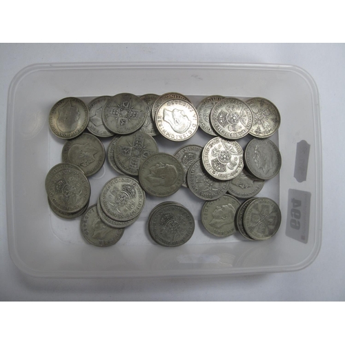 694 - Three Pounds (Total Face Value) of Pre-1947 Silver Florins/Two Shillings, all from circulation and o... 