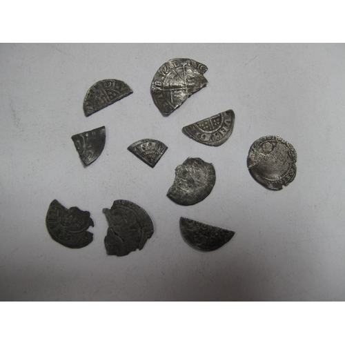 707 - A Collection of Old English Hammered Silver Coin, clipped fragments.