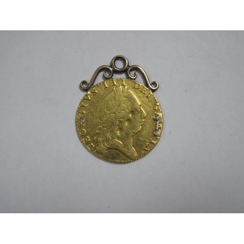 732 - George III Guinea 1794, applied pendant mount (8.9g)