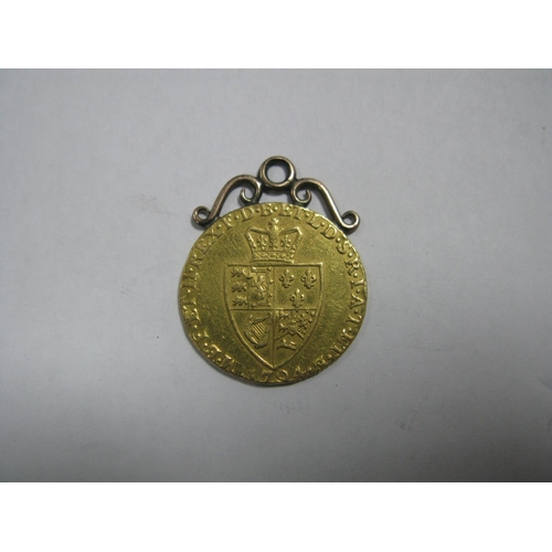 732 - George III Guinea 1794, applied pendant mount (8.9g)