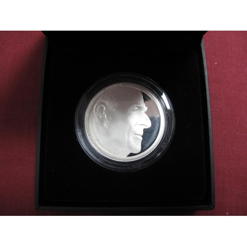 756 - The Royal Mint 2011 UK HRH The Prince Philip Duke of Edinburgh £5 Piedfort Silver Proof Coin, certif... 