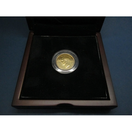 814 - 1937 King George VI Gold 'Proof' Sovereign, low mintage, accompanied by COA, cased.