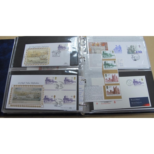 175 - GB a Collection of Pre Decimal and Decimal High Values Mint and on Cover, includes high value machin... 