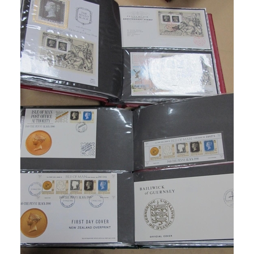 179 - Two Cover Albums Containing GB FDC's Mainly 1980's and 90's, plus a few mint stamps in presentation ... 