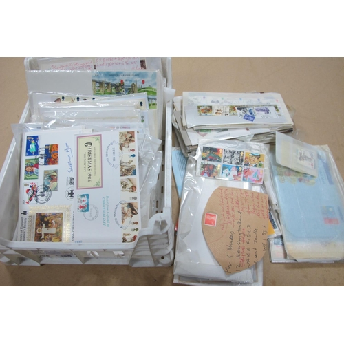 180 - GB and Accumulation of FDC's 1980's to 2000's, plus a collection of used stamps in fine condition, i... 