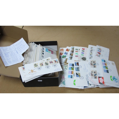 183 - A Collection of One Hundred and Fifty FDC's (GB) 1976-83, including commemorative's and definitives,... 