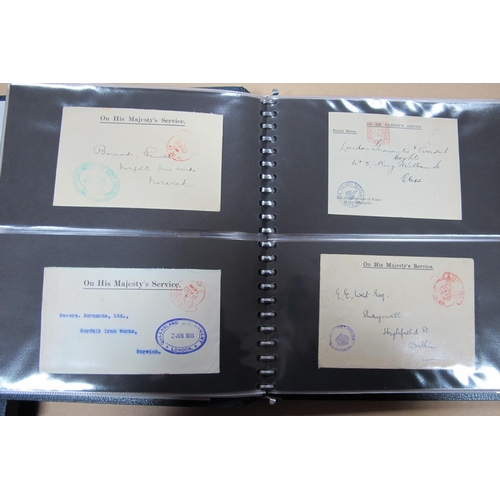 205 - GB Postal History QV to QEII with a Variety of Interesting Post Marks and Hand Stamps, including Hou... 