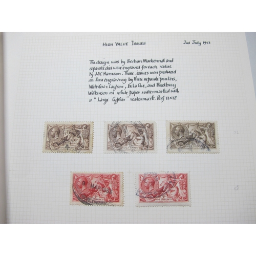 217 - GB GV Collection from 1911 Downey Head to 1935 Mixed Mint and Used, including a study of seahorses f... 