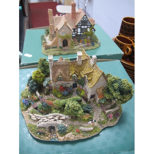 Lilliput Lane, 'Pastures New' and 'Anne of Cleves', boxed.