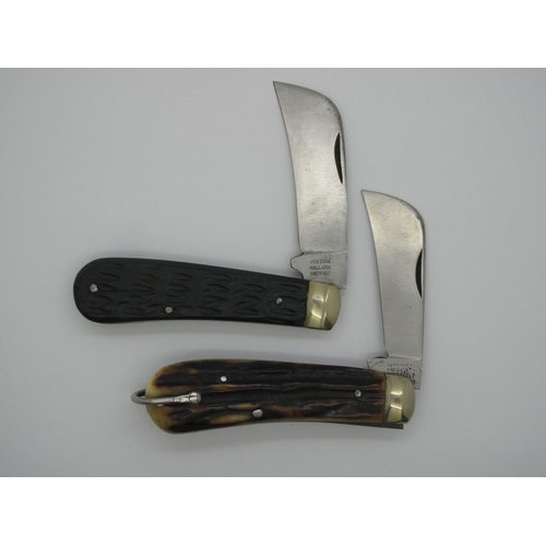 275 - Pocket Knives - Humphrey's Radient Sheffield, with polished stag handle, single brass bolster and la... 