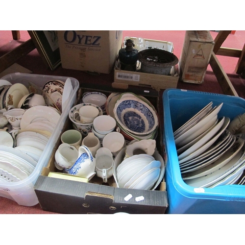 1121 - Assorted Dinner and Tea Plates, meat plates etc - Three Boxes