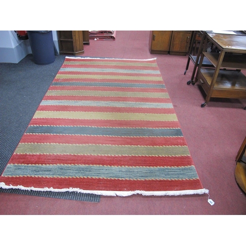 1151 - Kashkuli Gabbeh Collection,polyester cotton carpet, together with a matching rug, carpet 370 x 488cm... 