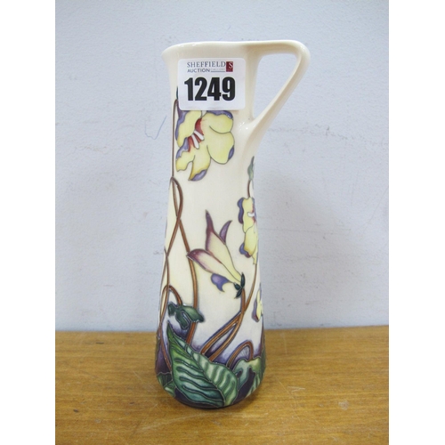 1249 - A Moorcroft Pottery Jug, painted in the trial 'Lemon Sorbet' design by Nicola Slaney (later produced... 