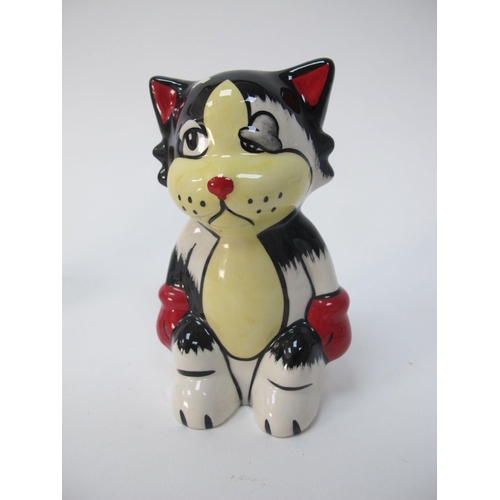 1279 - Lorna Bailey - Ali the Cat (Boxer), 14cm high.