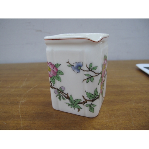 1215 - A Minton Cube Teapot, plus other items for the Cunard Steamship Company, Abbeydale plate, etc:- One ... 