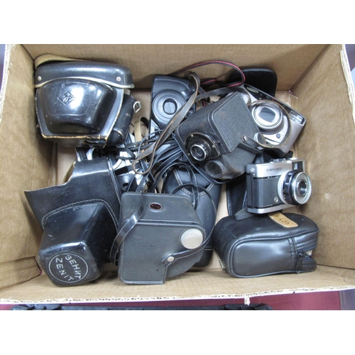 724 - Zenit-E Camera Body, Yashica zoomtec 70 - Samsung auto zoom 130, Minolta AF-EII, Ricoh RZ - 735, Agf... 